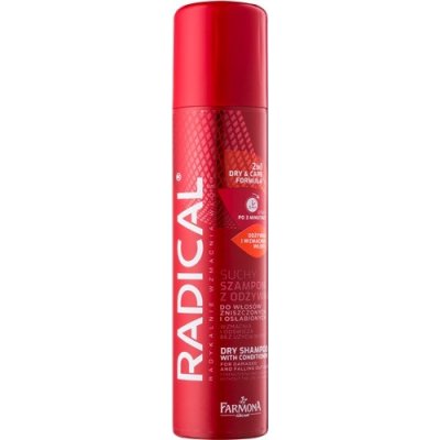 Farmona Radical Hair Loss suchý šampon a kondicionér v jednom pro poškozené a vypadávající vlasy 180 ml