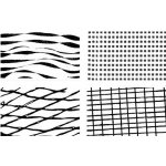 Creatoys Gelová razítka textura geometrie – Zboží Mobilmania