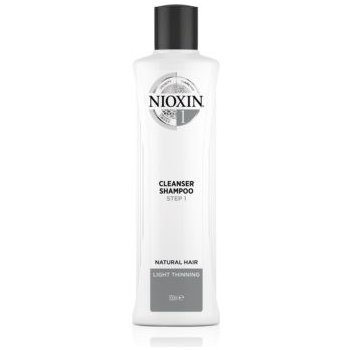 Nioxin šampon pro jemné normální a řídnoucí vlasy System 1 Cleanser For Fine Hair Normal to Thin-Looking Hair 300 ml