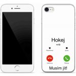 mmCase na iPhone SE (2020) - hokej volá bílé pozadí – Zboží Mobilmania