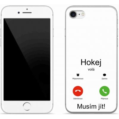 mmCase na iPhone SE (2020) - hokej volá bílé pozadí – Zboží Mobilmania