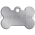 QUICK TAG gravírovací známka broušená chromová kost S – Zboží Mobilmania