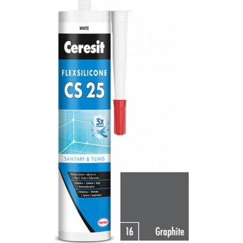 CERESIT CS 25 sanitární silikon 280g graphite