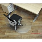 Smartmatt podložka 5100PHX pod židli 120 x 100 cm oválná na hladkou podlahu s výřezem – Zboží Mobilmania
