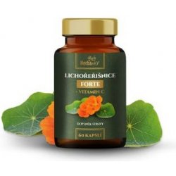 Herbavis LICHOŘEŘIŠNICE FORTE + Vitamín C, 60 kapslí