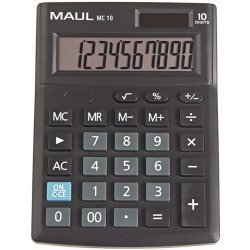 MAUL Stolní kalkulačka MC 10 - 10 míst, černá