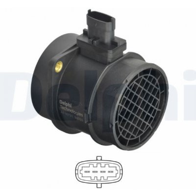 Snimac mnozstvi protekajiciho vzduchu DELPHI AF10721-12B1 – Hledejceny.cz