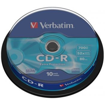 Verbatim CD-R 700MB 52x, spindle, 10ks (43437)