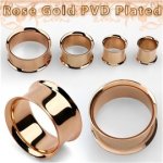 Piercingate tunel do ucha PTP00221 růžové zlato – Zboží Dáma