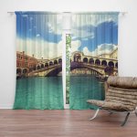 Sablio Závěs Ponte di Rialto: 2ks 140x250cm – Hledejceny.cz