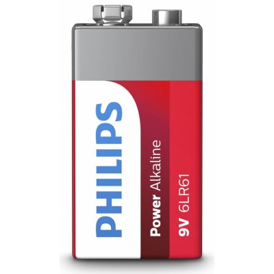 Philips PowerLife 9V 1ks 6LR61P1B/10 – Zboží Mobilmania