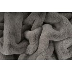 Kožešina, králík de luxe 20mm, šedá , látky, metráž / 50 cm – Hledejceny.cz