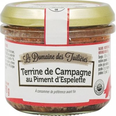 AGI Venkovská terina s paprikou Espelette 90 g – Zboží Dáma