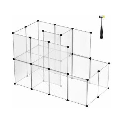 PlayZone Loft dvoupatrový výběh pro morčata a malé hlodavce 143 x 73 x 93 cm – Zboží Mobilmania