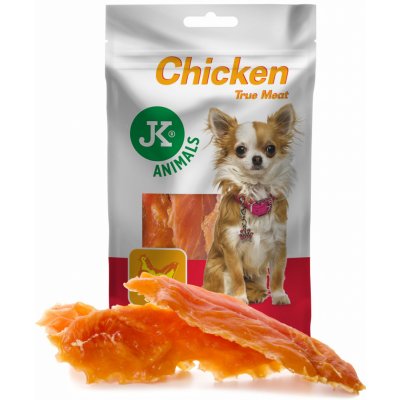 JK ANIMALS Meat Snack Chicken sušené kuřecí maso 80 g – Zboží Mobilmania