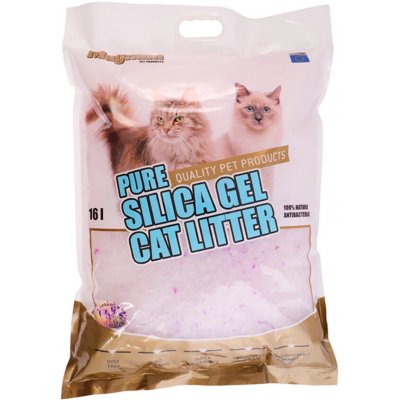 Magnum Silica gel cat litter Levander 16 l – Zboží Dáma