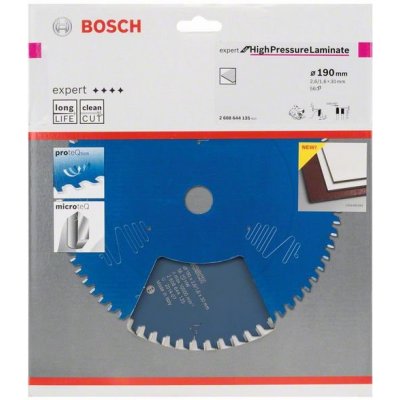 Bosch Pilový kotouč 190mm 56zubů Expert na lamino – Hledejceny.cz