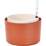 Plastia Samozavlažovací květináč Berberis 26 cm, terakota a slonová kost – Zboží Mobilmania