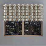 Dekorační metrážová vitrážová záclona OLGA krémová výška 70 cm MyBestHome – Zboží Dáma