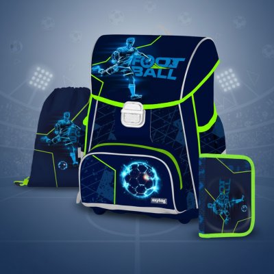 Oxybag Školní Školní set 3ks PREMIUM ONE Fotbal sada batoh penál sáček 0-25326 – Zboží Mobilmania