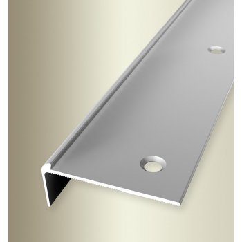 Küberit 859 schodová jednostranná hrana Stříbrná F4 2,5 m 2,5 mm