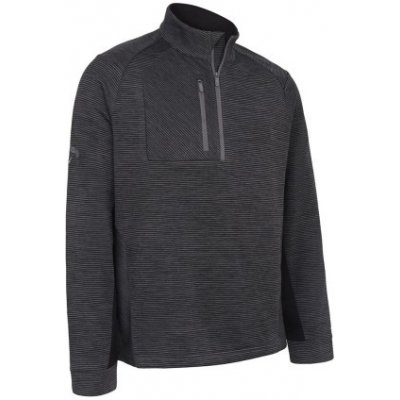 Callaway Eco Heather Stripe Back Fleece černá