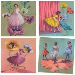 DJECO Balerína Degas malování olejové pastelky Inspired by – Zboží Dáma