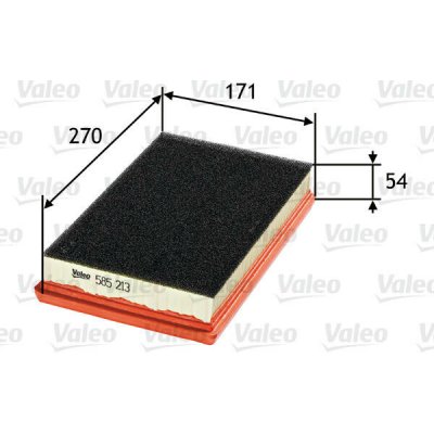 Vzduchový filtr VALEO 585213 – Hledejceny.cz