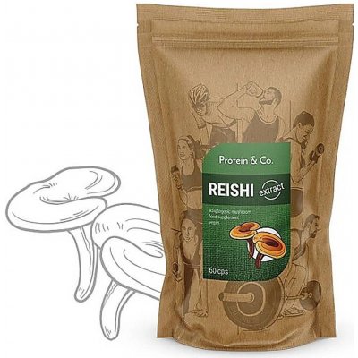 Protein & Co. Reishi extrakt 60 kapslí – Hledejceny.cz