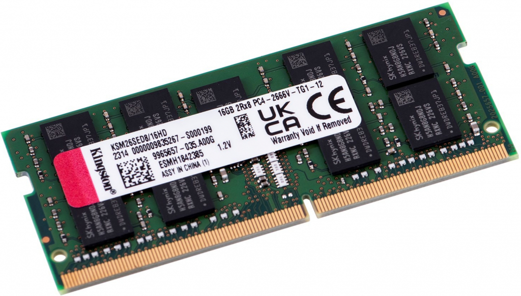 Kingston SODIMM DDR4 16GB 2666MHz CL19 ECC KSM26SED8/16HD