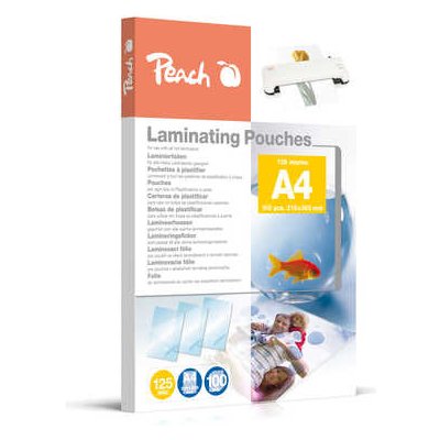PP525-02 | Peach Laminovací kapsy A4 (216x303mm) - 125 μm (50/75) – Zboží Dáma