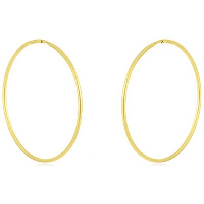 Gemmax Jewelry zlaté Kruhy hladké kulatý profil GLEYN353519 – Zboží Mobilmania