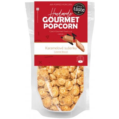 Gourmet Popcorn Karamel a karamelové sušenky 75g