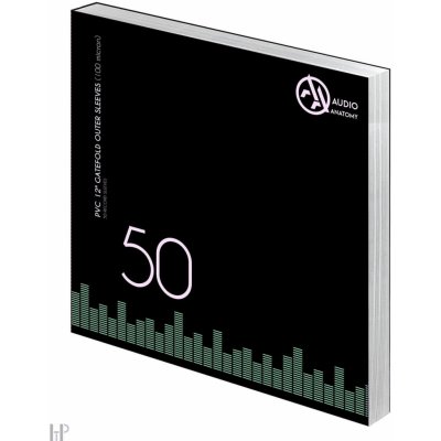 Audio Anatomy VINYL GATEFOLD OUTER PVC SLEEVES: Transparentní vnější dvojitý obal 50 ks