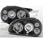 OPEL CORSA B 1993-00 PŘEDNÍ ČÍRÁ SVĚTLA ANGEL EYES BLACK – Hledejceny.cz