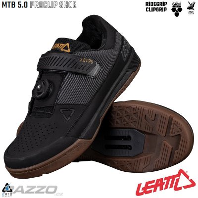 Leatt MTB ProClip 5.0 Shoe black 2025 – Zboží Dáma
