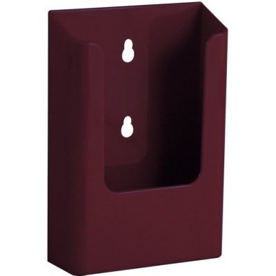 MH Technic s.r.o. Barevný nástěnný zásobník na letáky DL (1/3A4) bordó – Hledejceny.cz