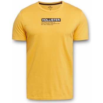 Hollister muži tričko KI323-2303 žlutá