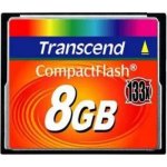 Transcend CompactFlash 8 GB TS8GCF133 – Zboží Mobilmania