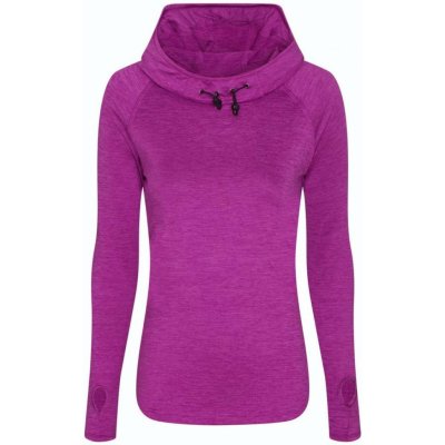Cowlneck Dámské sportovní tričko s dlouhým rukávem a kapucí – Zboží Dáma