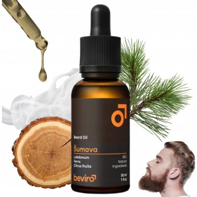 BEVIRO Vyživující olej na vousy s vůní Šumavy 30 ml – Zboží Mobilmania