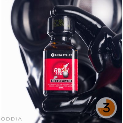 Poppers RUSH zero red distilled 24 ml – Sleviste.cz