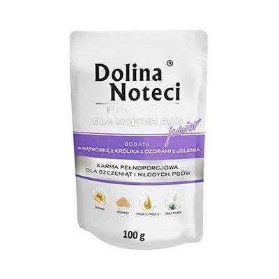 Dolina Noteci Premium Small Junior bohatá na králičí játra s jeleními jazyky 10 x 100 g – Zboží Mobilmania