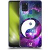 Pouzdro a kryt na mobilní telefon Samsung Pouzdro Head Case Samsung Galaxy A21s YIn a Yang PURPLE