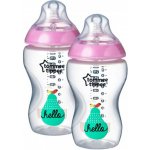 Tommee Tippee Kojenecká láhev C2N růžová 2ks 340ml – Hledejceny.cz