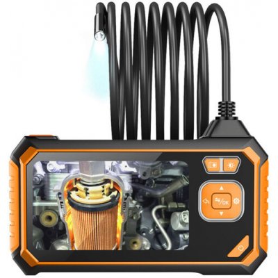 Dexxer Oranžový endoskop s LCD obrazovkou – Zboží Mobilmania