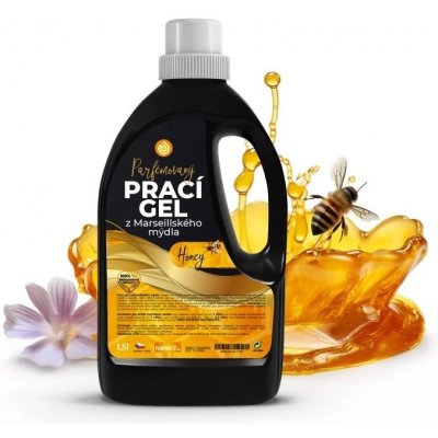 Nanolab Prací gel z Marseillského mýdla pro citlivou pokožku Honey 1,5 l – Zboží Dáma