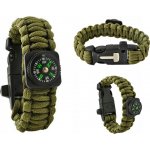 TFY SV6063 Vodotěsný náramek Survival s příslušenstvím 5v1 zelená – Hledejceny.cz