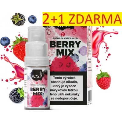 Way To Vape Berry Mix 10 ml 6 mg – Zboží Mobilmania