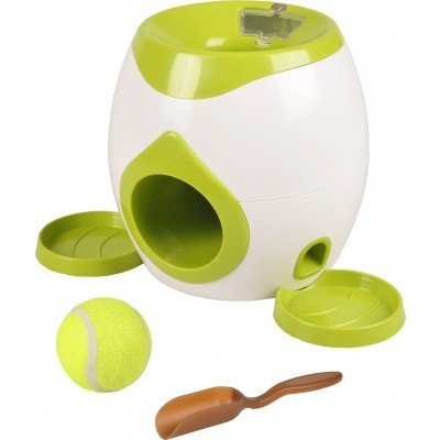 Flamingo psí hračka Wilson dávkovač na tenisový míček a psí pamlsky 18 cm – Hledejceny.cz